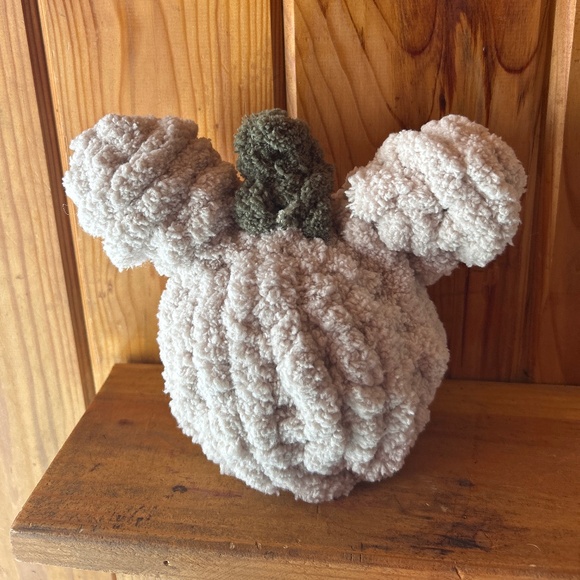 Hand Knit Mickey Mouse Pumpkin - Picture 1 of 1
